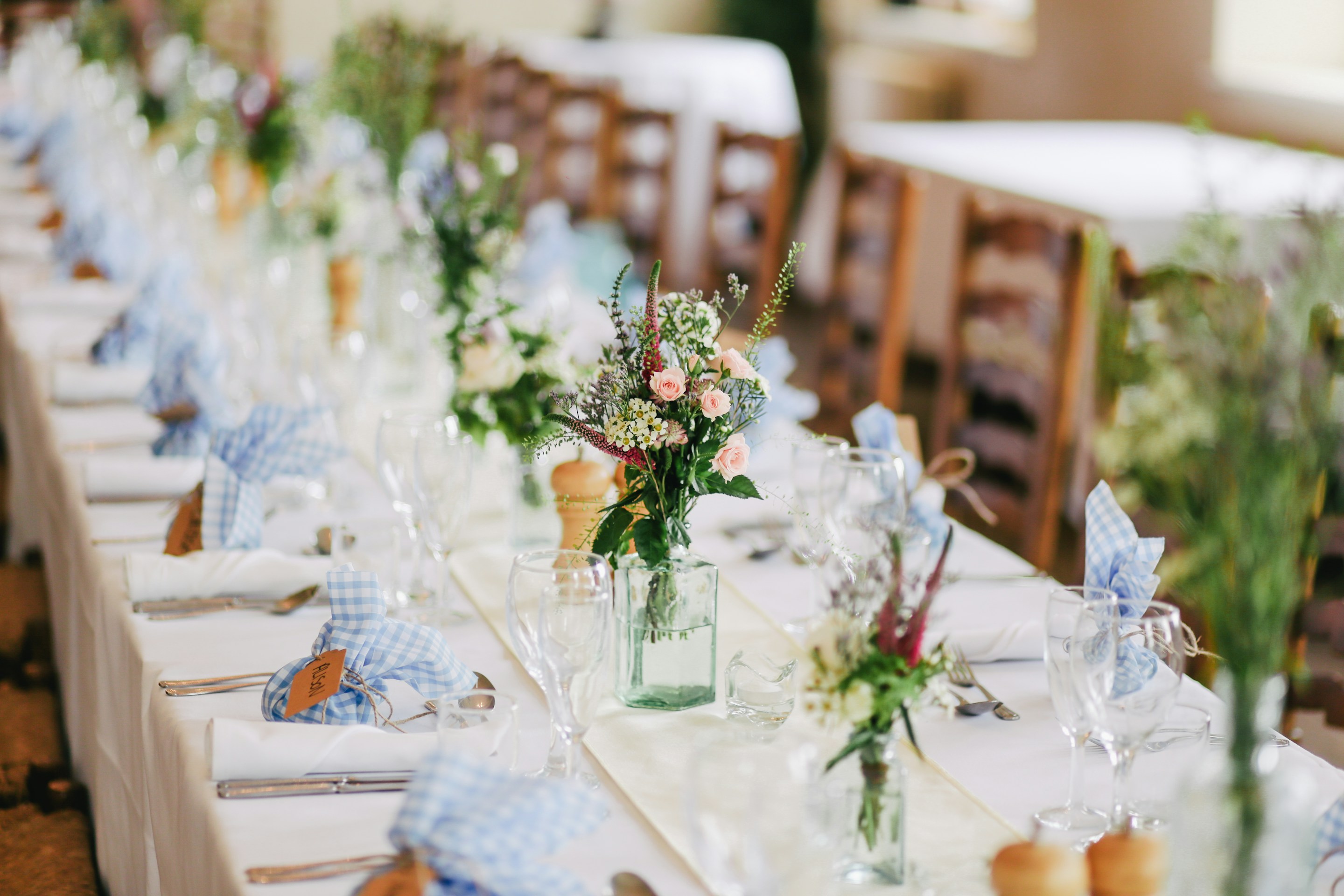 Elegant event setup background